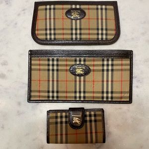Burberry Wallet 3 pieces Set